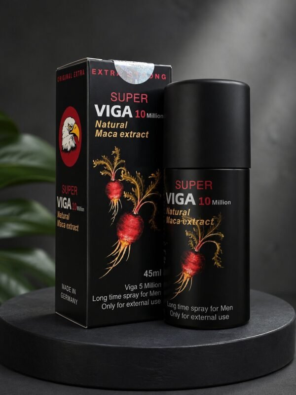 Super Viga 10 Million Delay Spray – Natural Maca Extract for Long-Lasting Performance