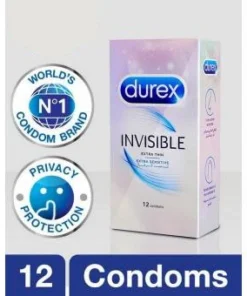 Durex Invisible Condoms Pack of 12s