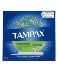 Tampax Cardboard Super Tampons (20 Pack)