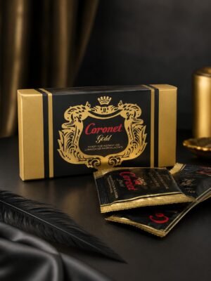 Coronet Gold Condoms – Dotted & Lubricated | Pack of 12