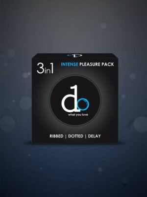 DO 3 in 1 Condoms - 3 Ribbed Dotted Delay Condoms
