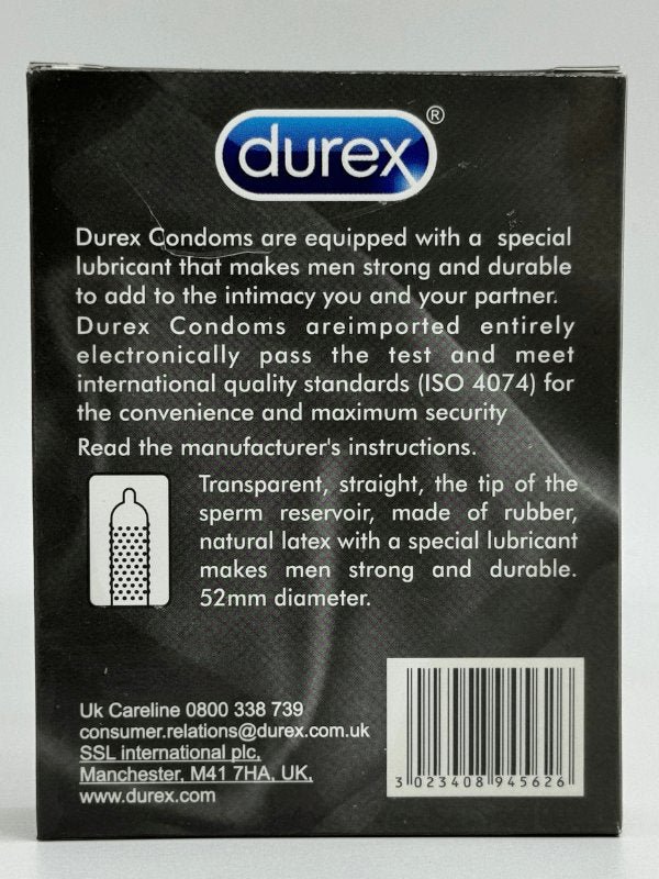 Durex Essay On Condoms - 12 Lubricant Condoms (Expiry 4-2026)