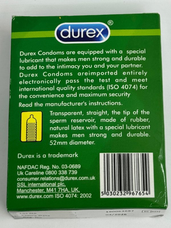 Durex Lubricated Delay Condoms - 12 Condoms