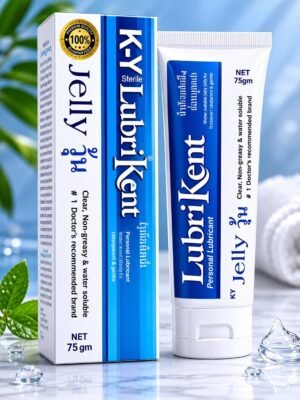 KY LubriKent Personal Lubricant 75g | Water-Based, Non-Greasy & Odorless