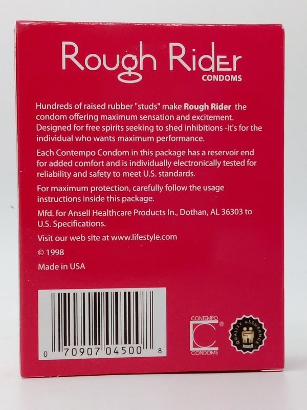 Rough Rider Condoms - 12 Vitamin E & Sensitive Condoms