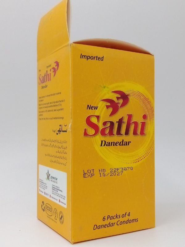 Sathi Condom Danedar - 6 x 4 Dotted Condoms