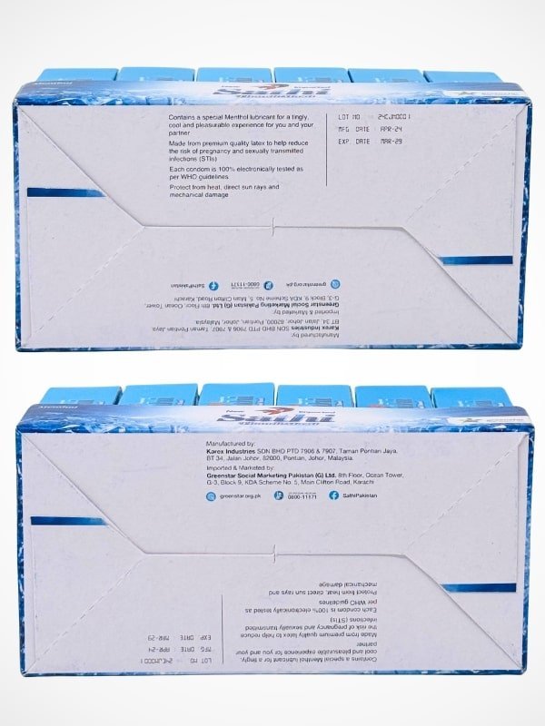 Sathi Condom Menthol Thandi Masti - 6 x 3 Pack of Condoms