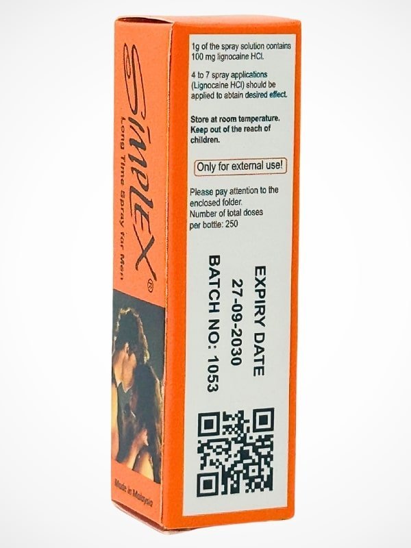 Simplex Delay Spray - 25ML (Local Made)
