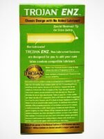 Trojan Ultra ENZ Condoms - 12 Premium Latex Comfort Condoms for Men