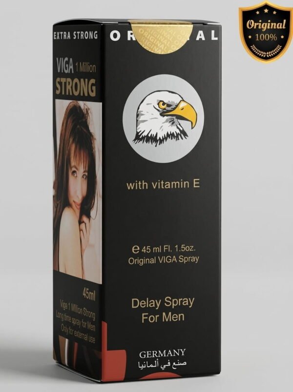 Viga 1 Million Strong Delay Spray for Men – Lidocaine, 45ml | Made in Germany