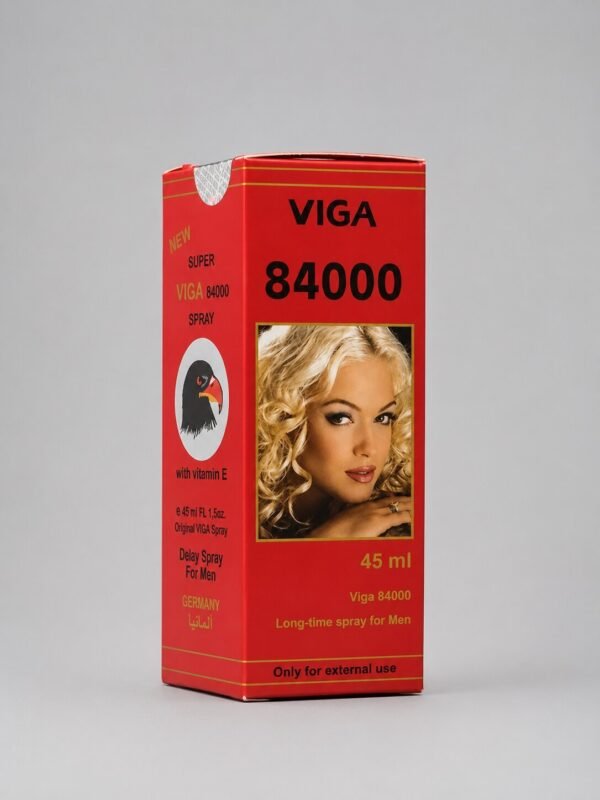Viga 84000 Delay Spray for Men – Strong Long-Lasting Timing, 45ml